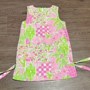 Lilly Pulitzer Pink and Green Patterned Dress